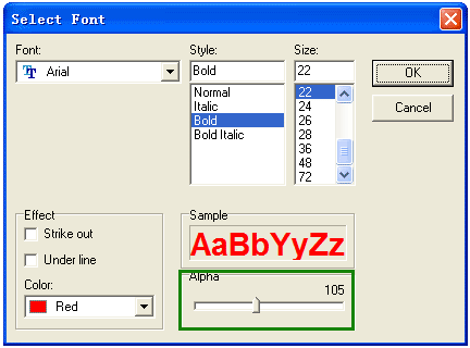 add flv text